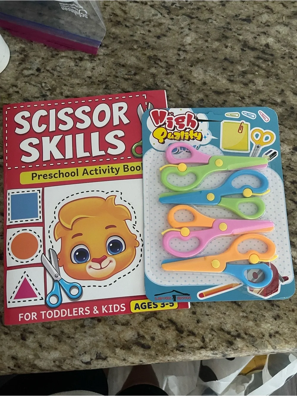 Preschool Scissor Set with Scissor Skills Activity Book - Multicolor